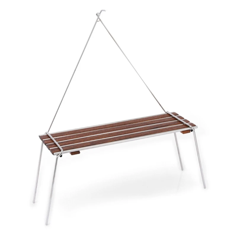 

Beech Folding Table Family Hiking Storage Rack Potable A Table