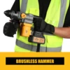 LYUWO wireless hammer drill bit, rechargeable brushless hammer drill bit, punching machine power tool, up to 20V 6