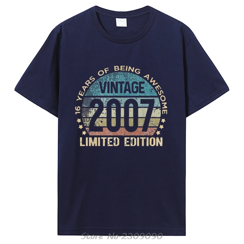 16. Geburtstag 16 Jahre alt Limited Edition Geschenk Vintage 2007 T-Shirt 16 Jahre fantastisch seit 2007 Bekleidung Grafik T-Shirt Top – Detail 5