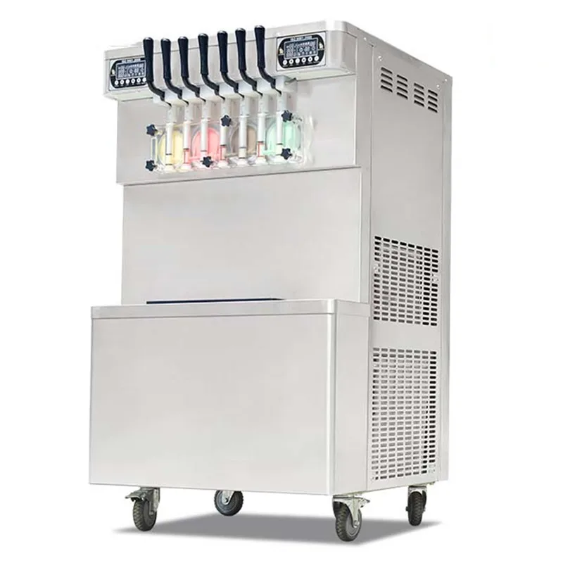 7Flavors Delicious Frozen Yogurt Soft Serve Ice Cream Machine