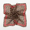 Fashion Leopard Dot Print Chiffon 65 Square Scarf Headband For Muslim Woman Hijab Shawls Thin Smooth Headscarf Islamic Turban 3