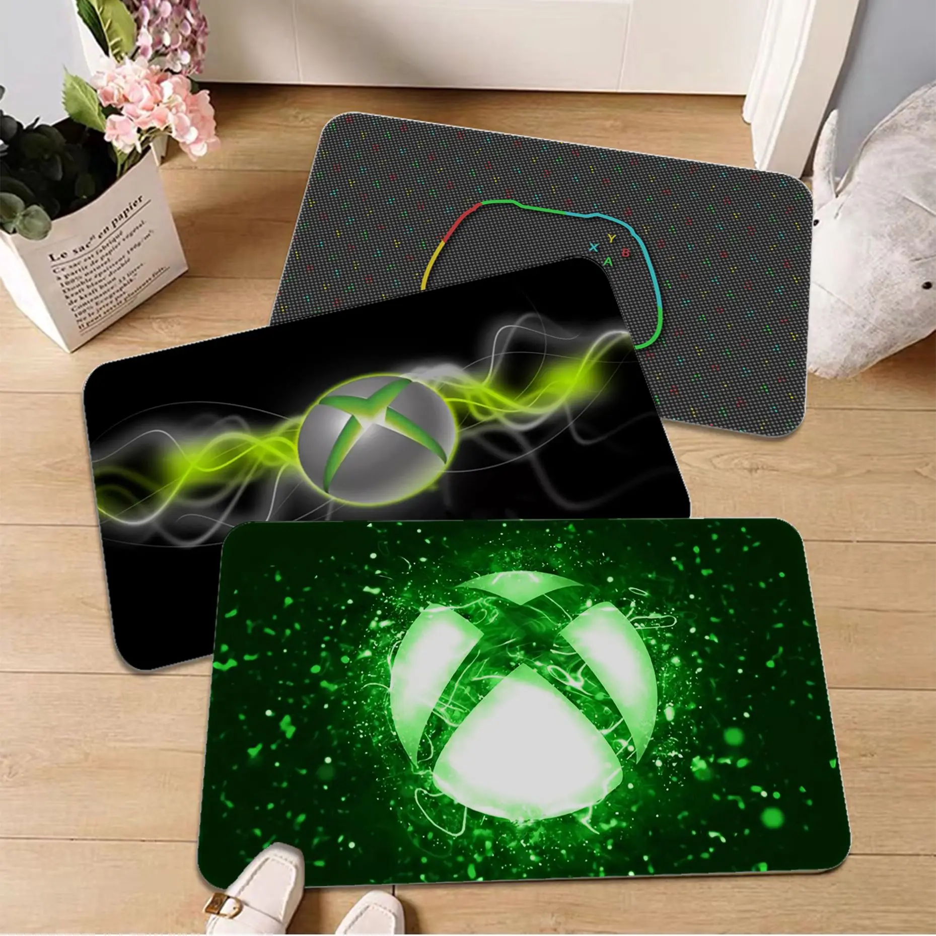 SRC-10361 Tapis de sol antidérapant avec contrôleur de Gamer