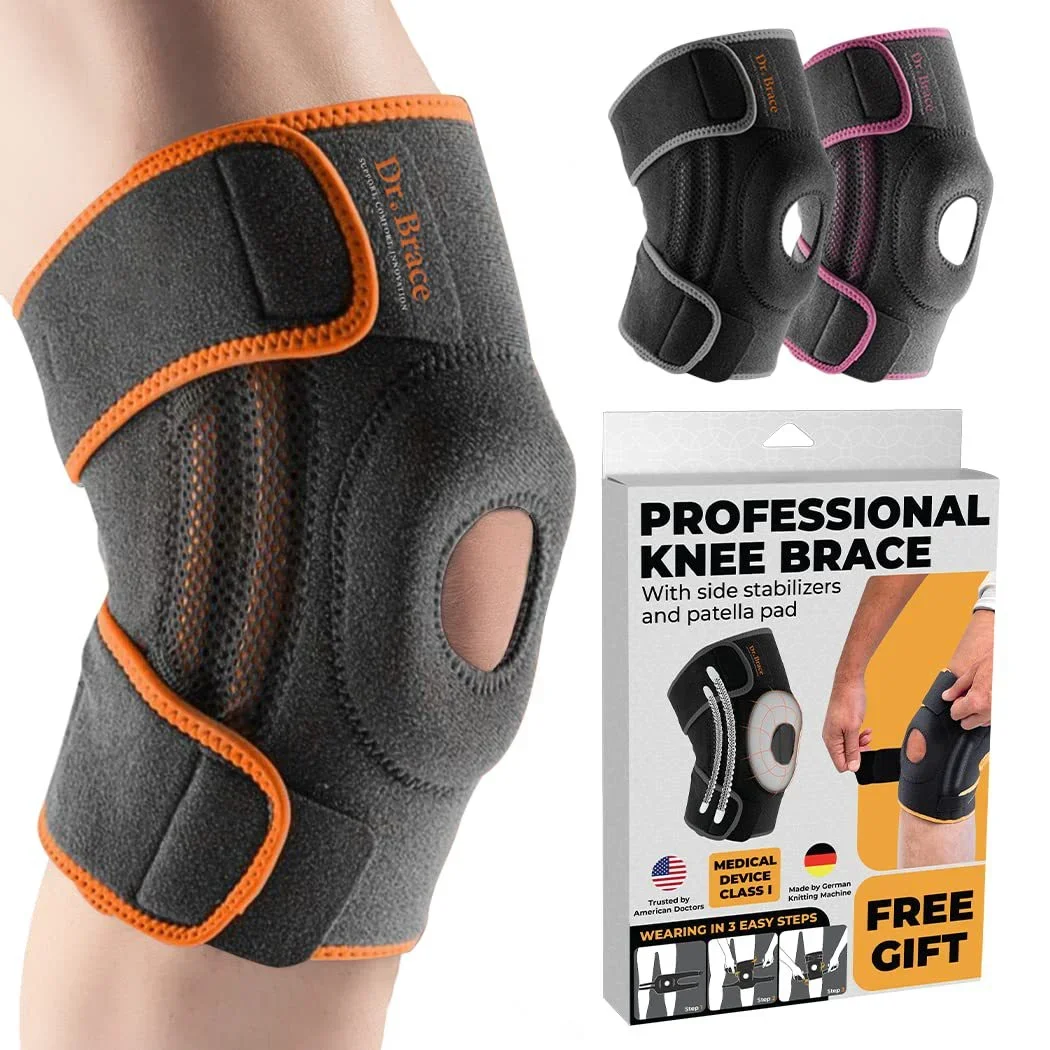 1pcs knee brace, hiking, outdoor running, cycling, men's and women's non slip spring support knee joint protection equipment