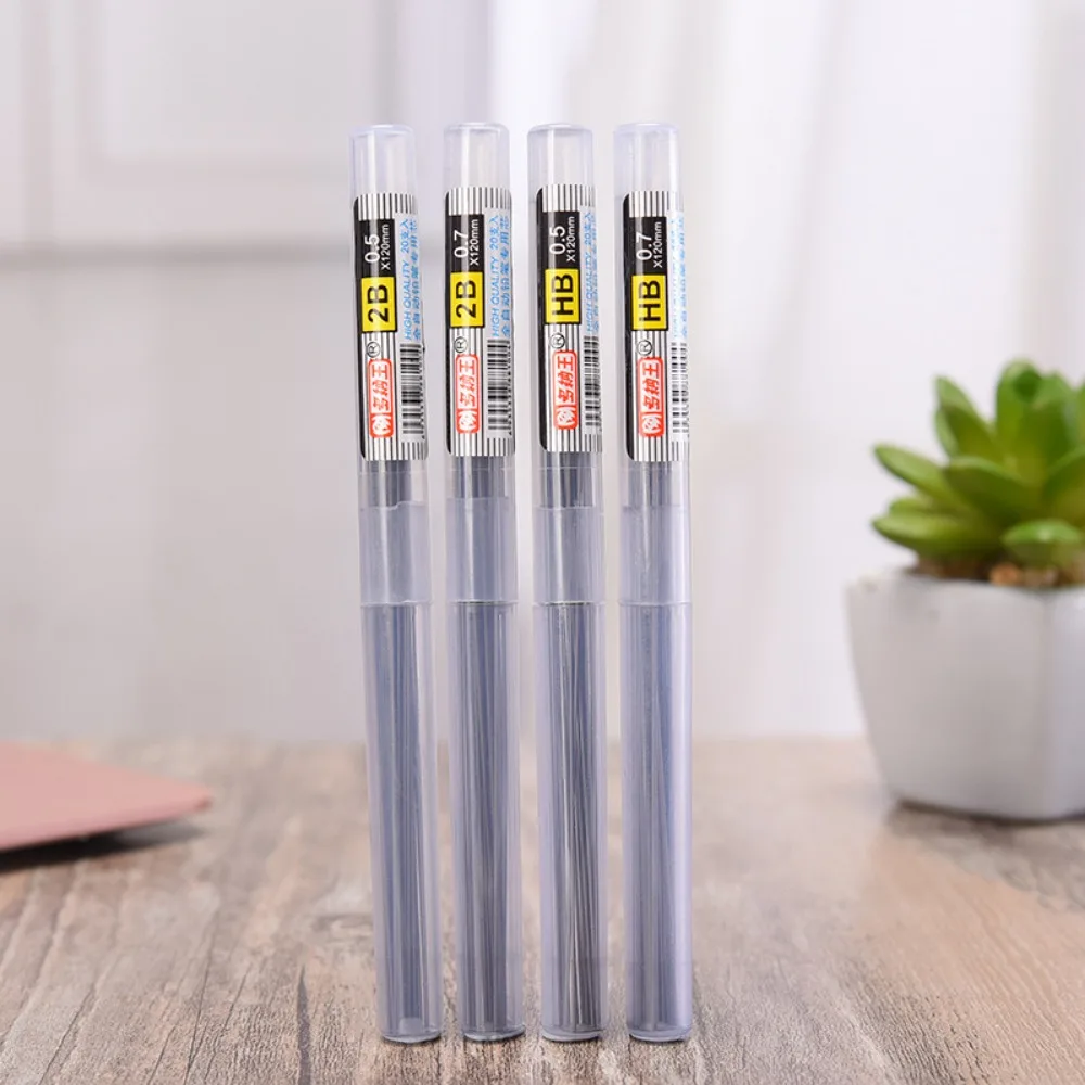 5 Pack/set Automatic Pencil Refill Black 2B/HB/2H Mechanical Pencil Refill Student Supplies Writing Stationery Lead Refill 5