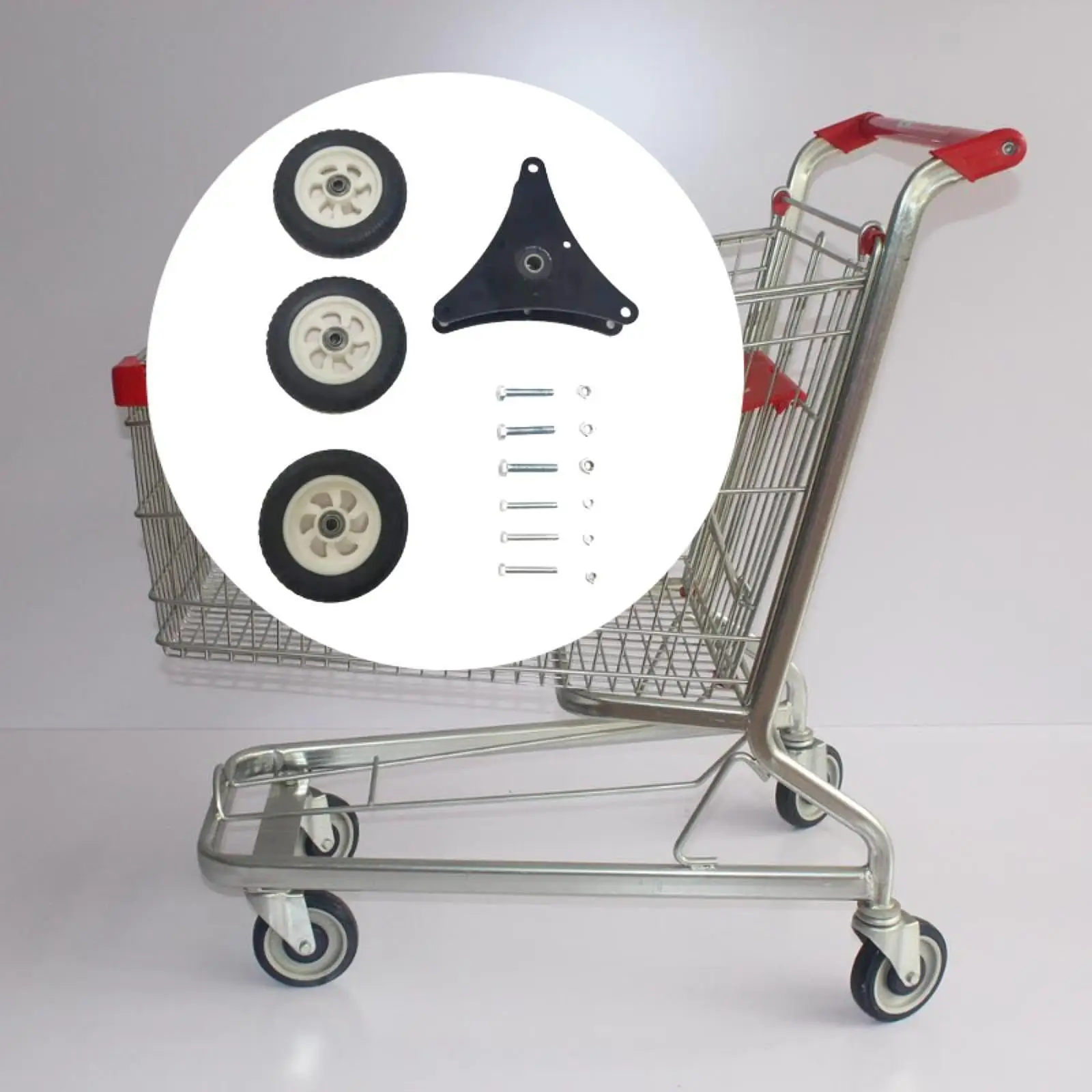 Shopping Cart Stair Climbing Wheels Triangle Wheels for Wheelbarrow Trolley