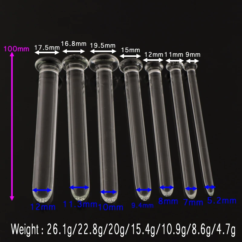 Smooth Glass Urethral Plug Male Masturbator Horse Eye Urethral Stick Penis Stimulation Super Long rod Male Penis Orgasm