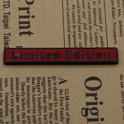 Limited Edition 3D Metal Emblem Badge Sticker (C)