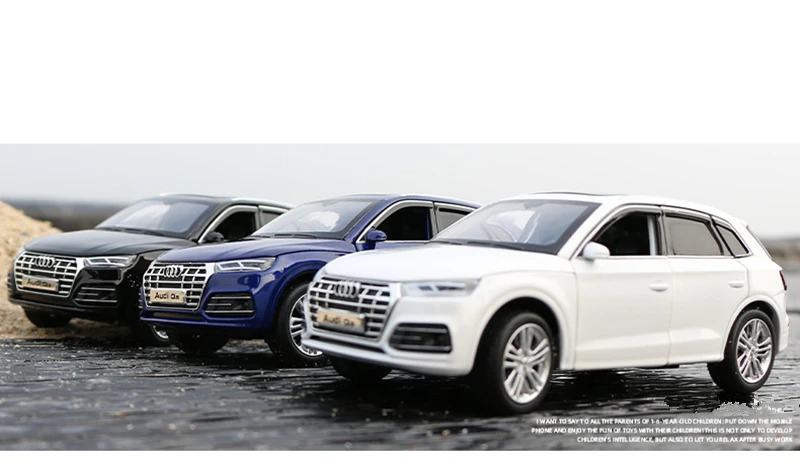 1:32 AUDI Q5 SUV Alloy Car Model Diecast & Toy Vehicles Metal Toy Car Model High Simulation Sound Light Collection Kids Toy Gift barbie car