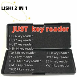 Lishi Universal Key Reader Tool - 2 in 1 Design (HU87 key reader)