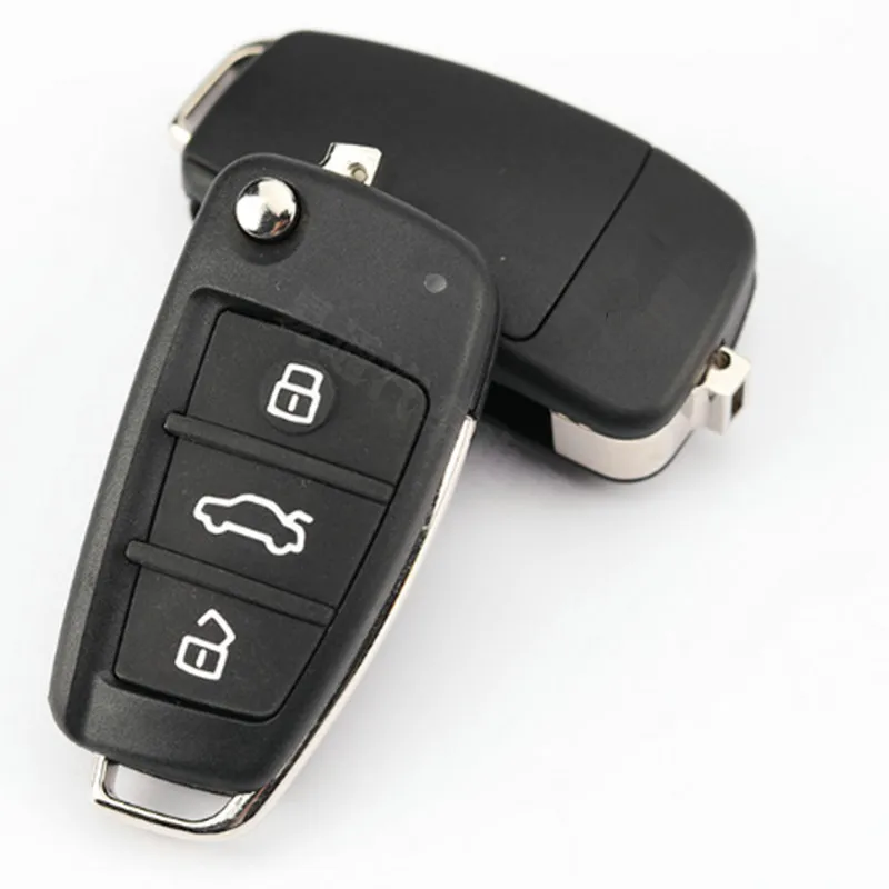 3 Button Flip Folding Remote Key Case Shell For Chery E3 E5 Arrizo 5 Fob Key Blank Cover key case car key shell key shell