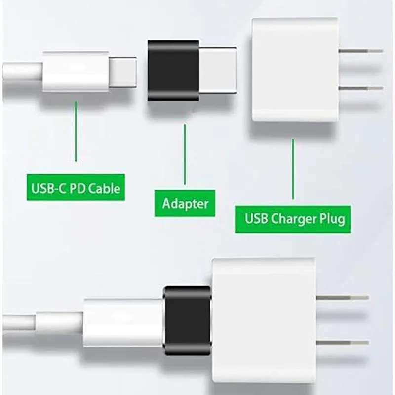 Dual USB Adapter Set: USB-C to USB-A & USB-A to USB-C (Supports Charging & High-Speed Data Transfer)