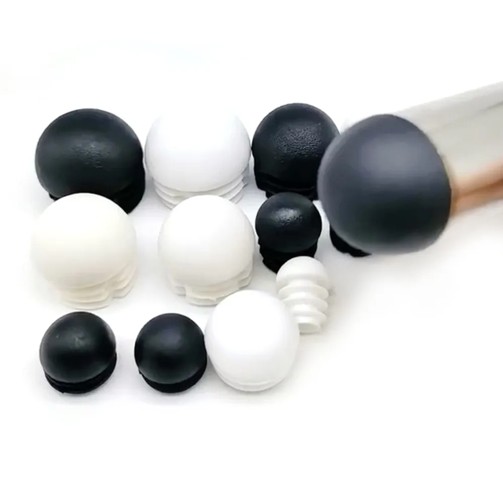 Domed Round Plastic Blanking End Caps 2/4/10pcs Chair Feet Tube Pipe Inserts Plug-pipe end cap,silicone rubber caps,rubber caps,silicone rubber plugs,floor protector caps