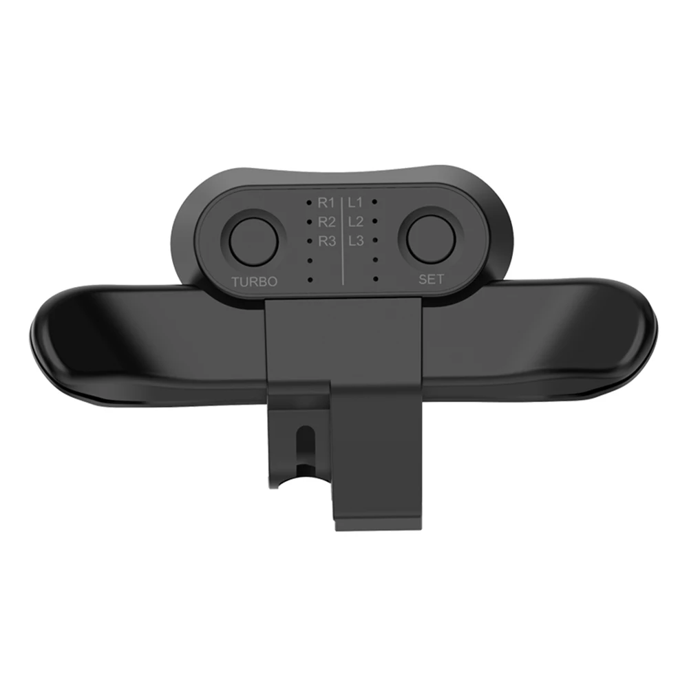For PS4 Controller Back Button Attachment DualShock4 Rear Extension Adapter Gamepad Paddle Key With Turbo Game Accessories