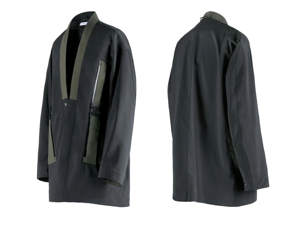 Reindee Lusion 22ss Functional kimono jacket waterproof dwr coating multiple pockets carrying sling techwear japanese style