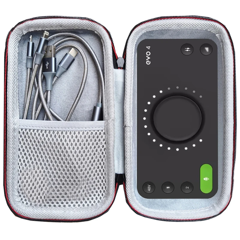 Newest Hard EVA Travel Carrying Case Bag Cover for Audient EVO4 EVO 4 Audio Interface Sound Processor Function Amplifier