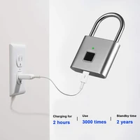Smart Fingerprint Padlock Anti-Theft Security Lock for Bag Luggage Box - Digital Keyless Door Lock for Travel - Image 4