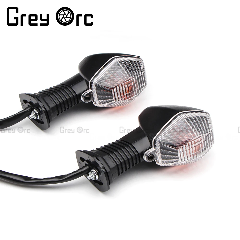 SAVAGE Turn Signal Indicator Light Kit For Suzuki GSX650F, GSX1250FA & Bandit Models - Smoke/Clear/Amber - Pair