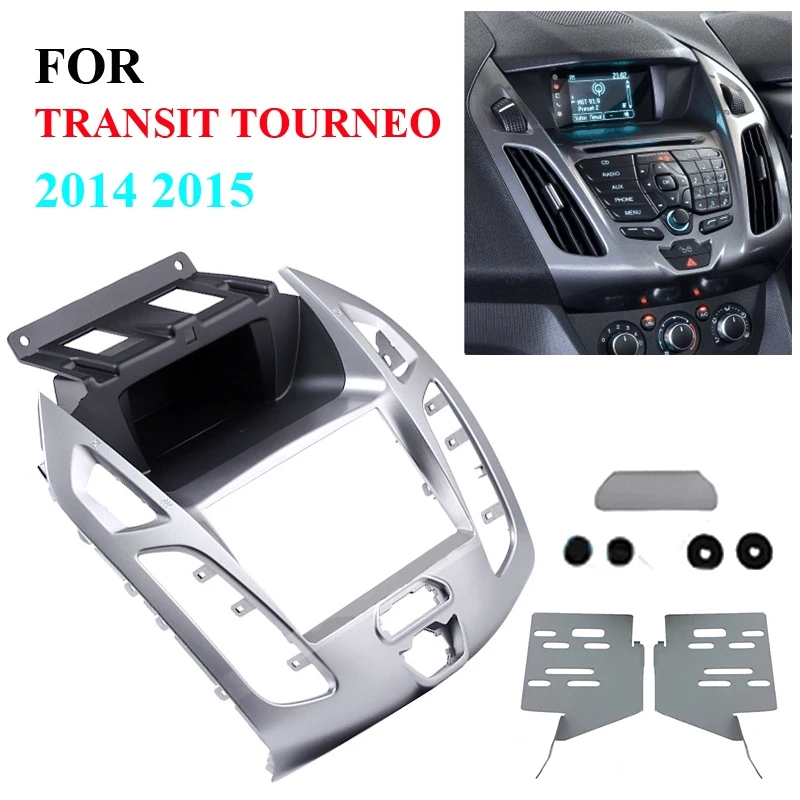 2 Din Car Fascia Radio Panel Dvd Frame Kit Di Installazione Per Ford Transit Connect, Tourneo Connect 2014 2015