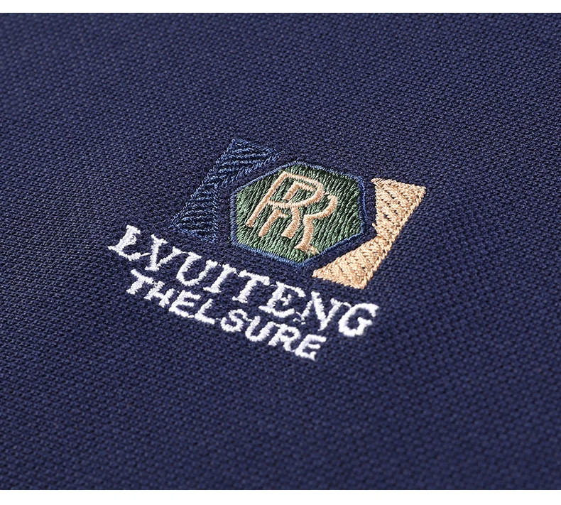 Light Luxury Polo Shirt Letter Embroidery Men's Short Sleeve High end Brand Summer new Fashion Stripe Silk Cotton Casual T-shirt 28 Sdb2d3147218a476c99e13919875b959dB