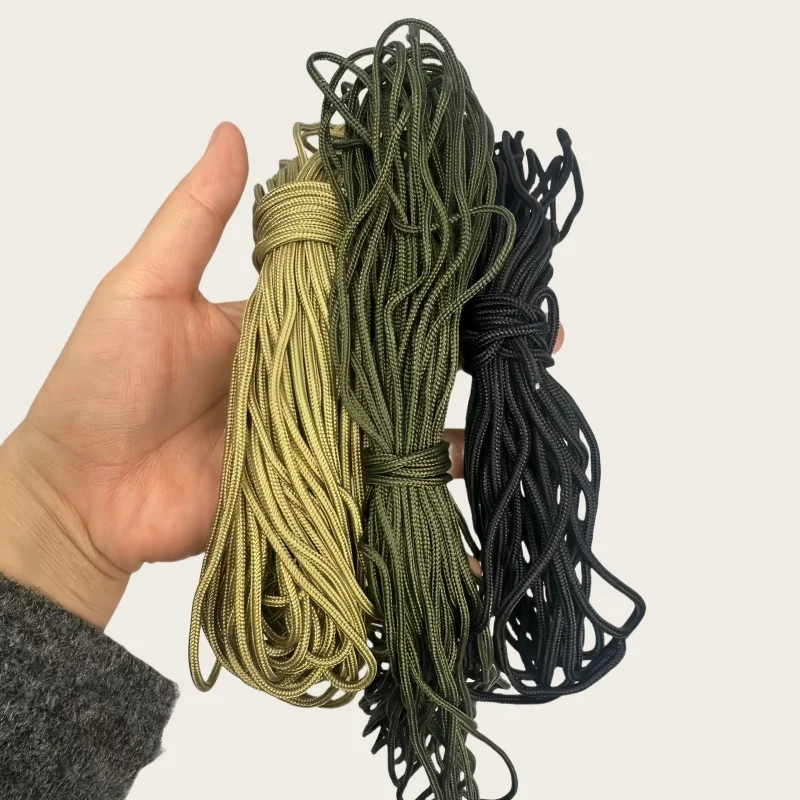 100m Durable 2mm Parachute Cord Lanyard - High-Strength Climbing & Camping Survival Rope
