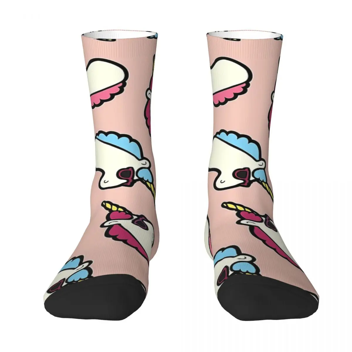 Unicorns Are Cool Pattern - Multi Adult Socks,Unisex socks,men Socks women Socks 1 pair unisex fashion hosiery sock women ok print cool crew socks men soft socks