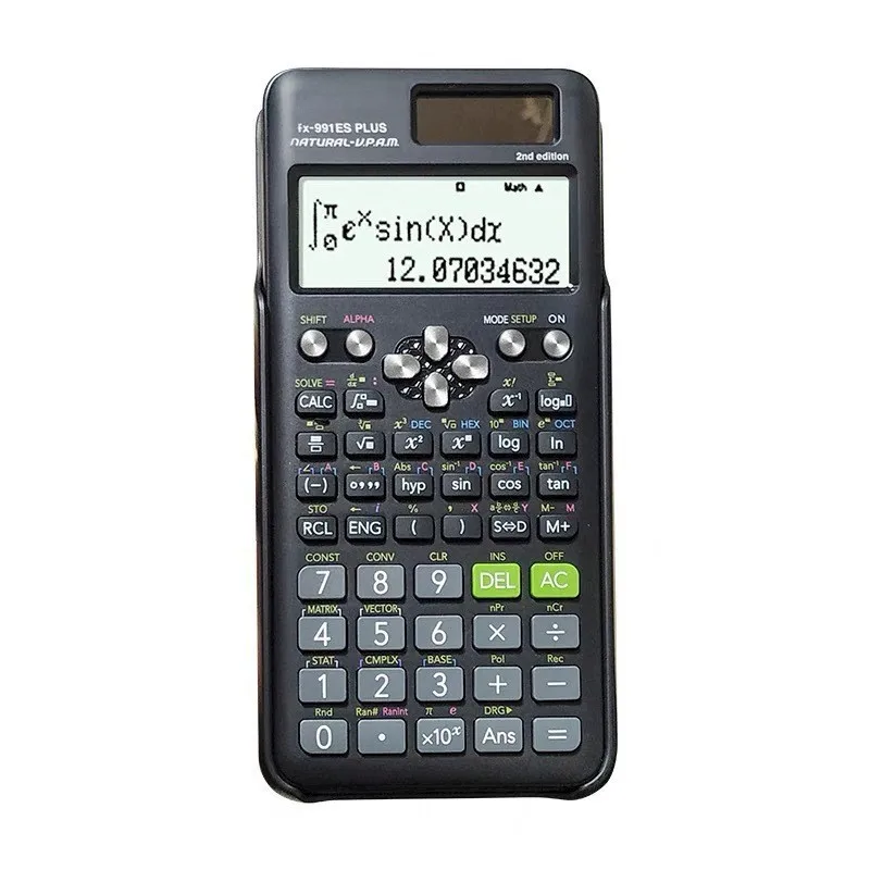 계산기 FX-991ES 플러스 휴대용 과학 계산기 회계 LED 전자 카운터 학생 학교 사무실