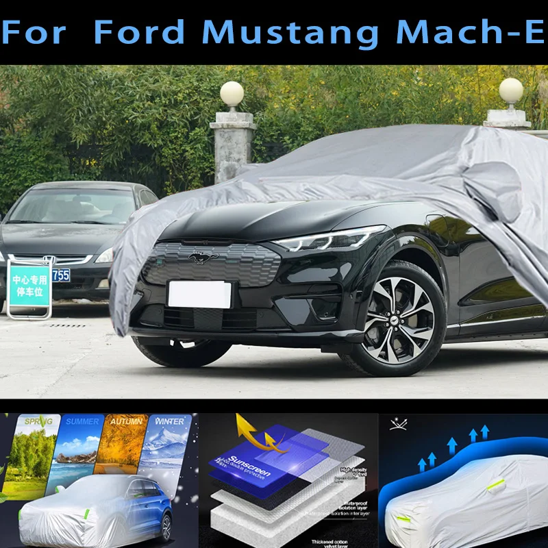 

For Mustang Mach-E Car protective cover,sun protection,rain protection, UV protection,dust prevention auto paint protective