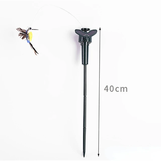 Napelemes Pillangó Kolibri Kerti Szobrok Dekoráció Szimuláció Repülõ Madár Kültéri Udvar Kertész Dísz - Image 6