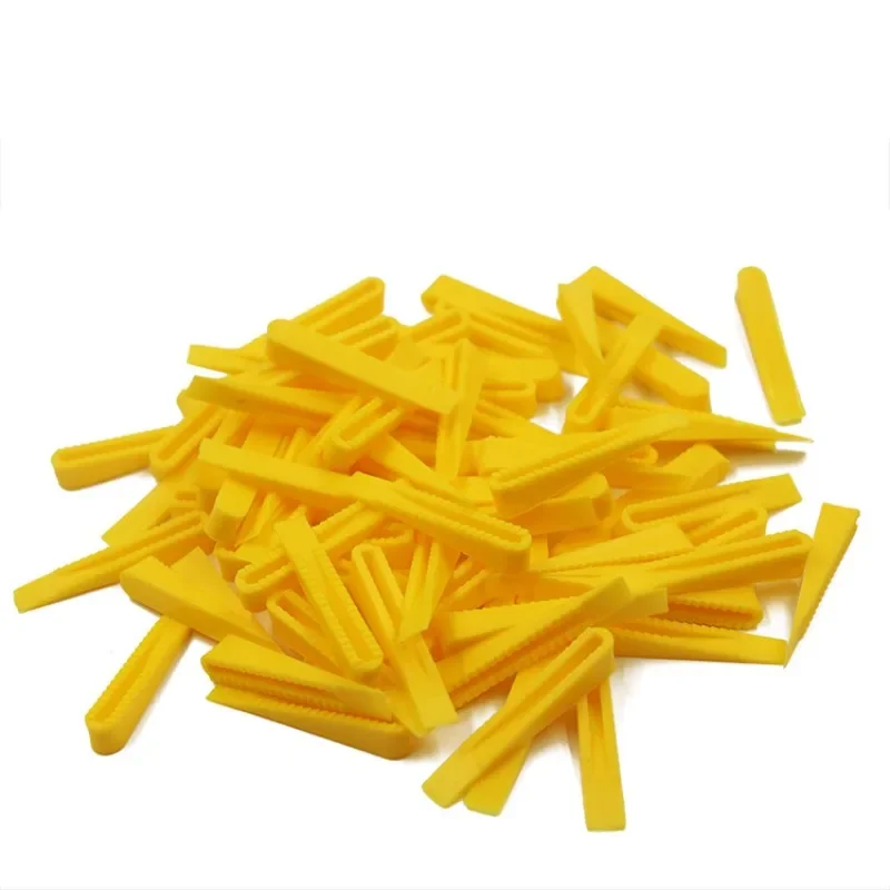 100pc Reusable Plastic Tile Wedge Spacer Leveling Clips Floor Locator Ceramic Tiling Laying Adjustment Construction Tool tile spacers tile leveling clips tile leveling tools