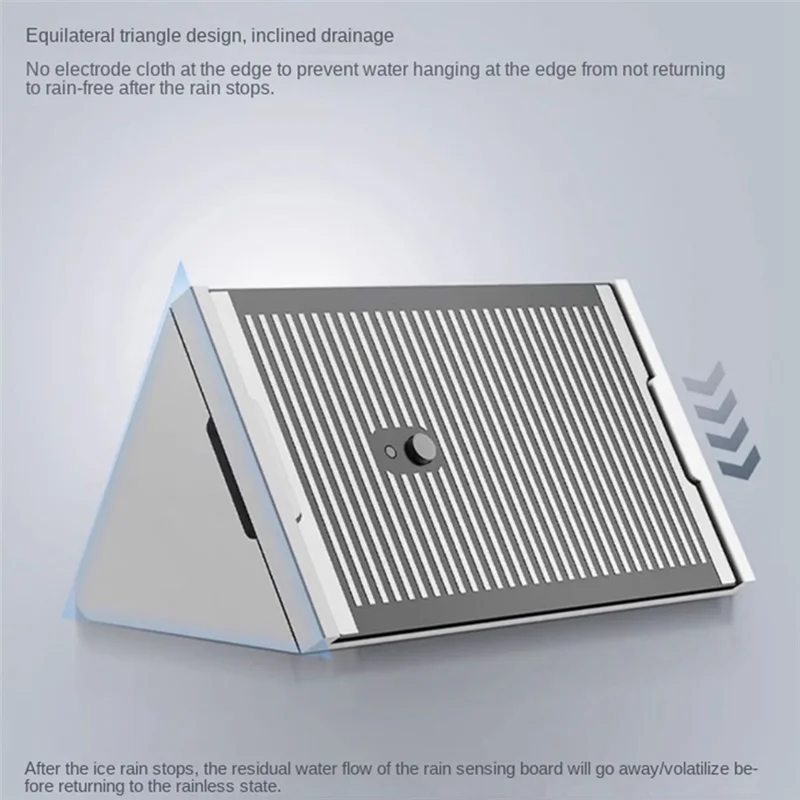 A98Z Water Leak Sensor Flood And Rain Detector IPX7 Waterproof 3 Sensitivity Settings For Home Security Works