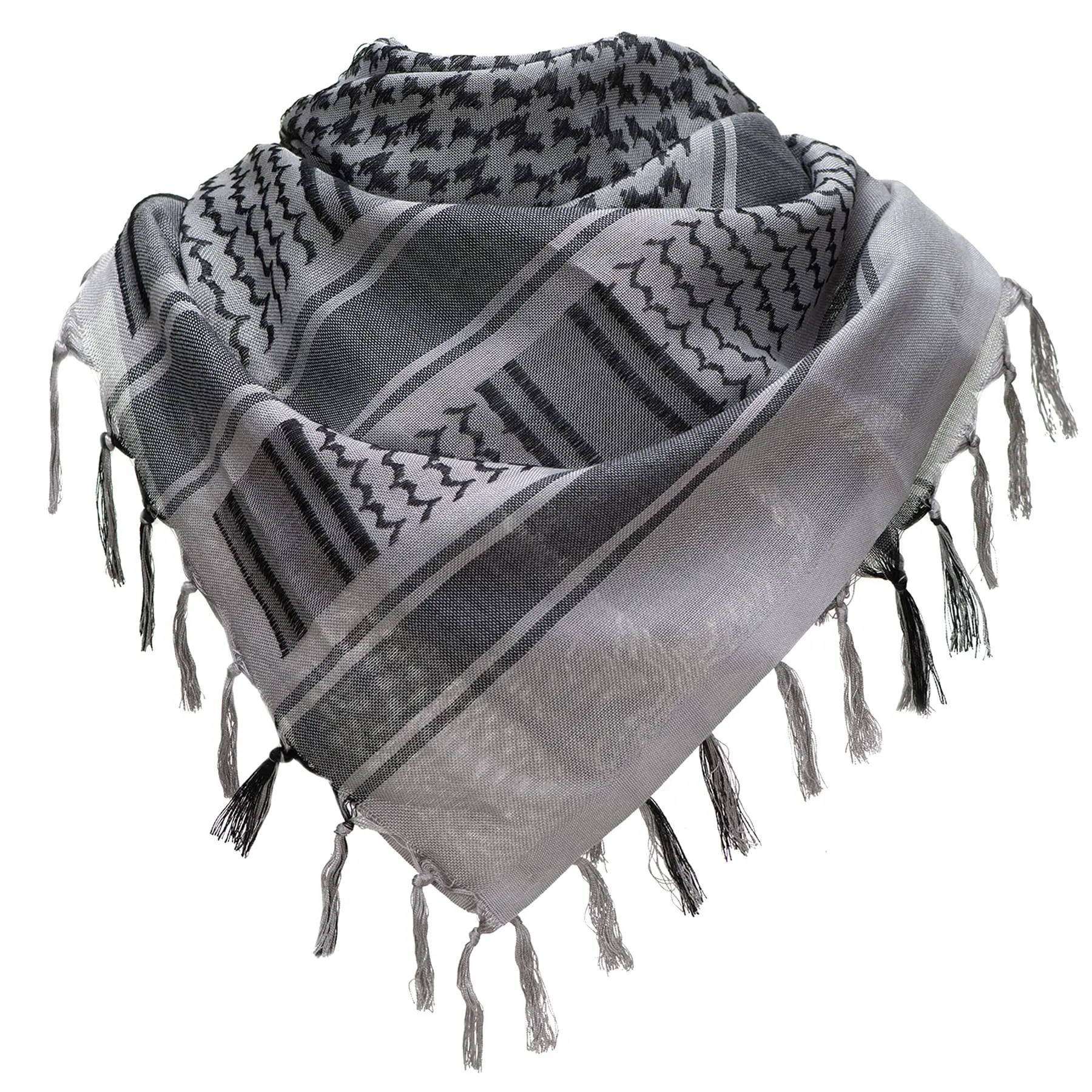 grey scarf