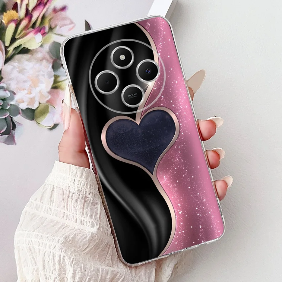Cute Cat Cartoon Painted Soft Silicone Case - Stylish Back Cover