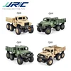JJRC Q68 Q69 1/18 2.4G 4CH 4WD 130 Brushed Motor Yellow Green RC Vehicle Off-Road Military Truck Car RTR Model Kid Toys for Boys 4