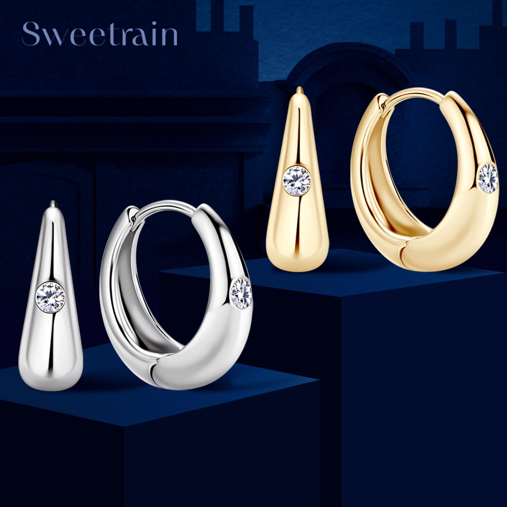 Orecchini A Cerchio In Argento Sterling 925 – Anallergici E Ipoallergenici Per Donne E Uomini, In Elegante Cofanetto Regalo