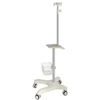 Support de poteau médical IV pliable Mobile, support de perfusion réglable, support d'égouttement pratique et Durable 5