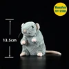 Grey Mouse Plush Toy High Fidelity Rats Plushie Hamster Peluche Lifelike Stuffed Animals Simulation Doll Kawai Toy Gifts 2