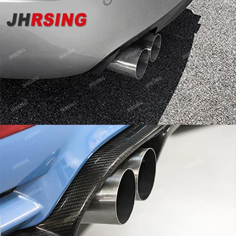 Stainless steel vehicle refitting universal exhaust car muffler tail throat Car modification for b-mw e90 exhaust tip w222 pipe exhaust muffler tip exhaust pipe muffler