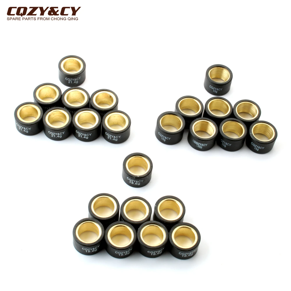 8pc Variator Racing Roller Weights 25x17mm For Piaggio Beverly