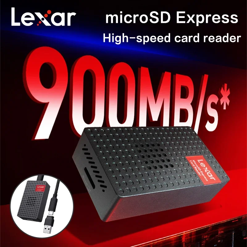 렉사 플레이 프로 microSDXC 익스프레스 카드 리더 RW540 USB3.2 타입 C 900MB/s 고속 메모리 카드 리더 (스위치 2용)