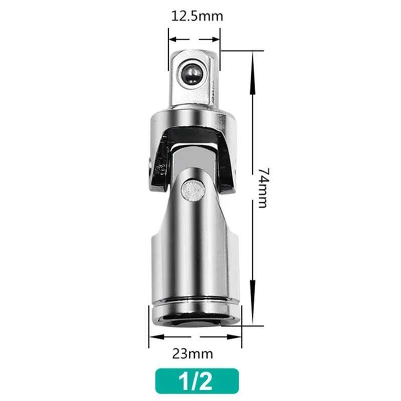 1PC/3PCS Kreuz Joint Set Ratsche Winkel Verlängerung Bar Sockel Adapter Manuelle Und Pneumatische Biegsamen Adapter Buchse werkzeuge NEUE – Detail 12