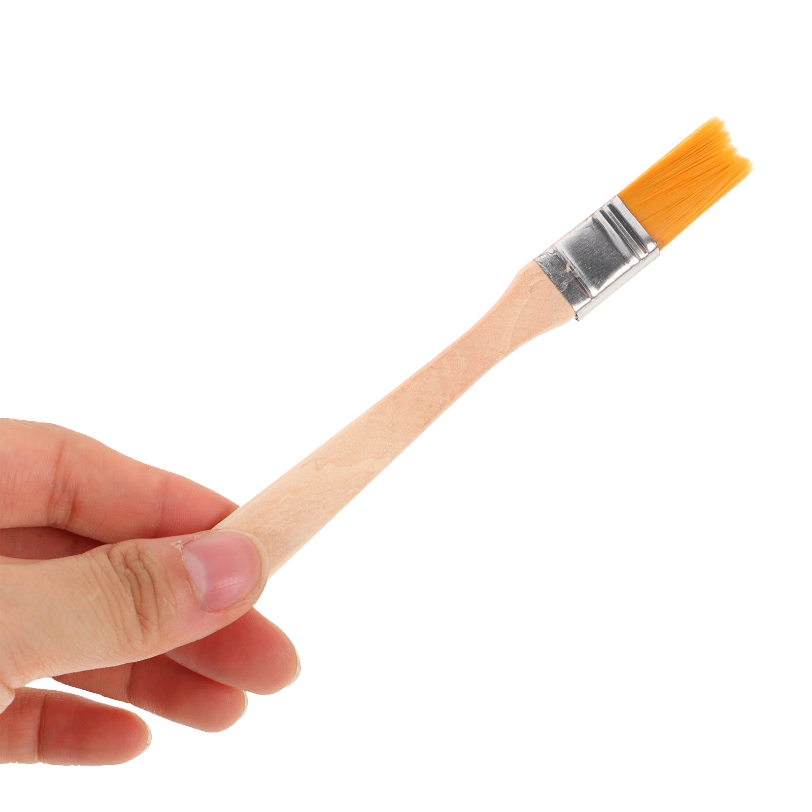 6pcs Wooden Handle Paint Brush Nylon Bristle Paint Brushes Wall Painting Brushes Reusable Brushes For Wall Painting Tool 5
