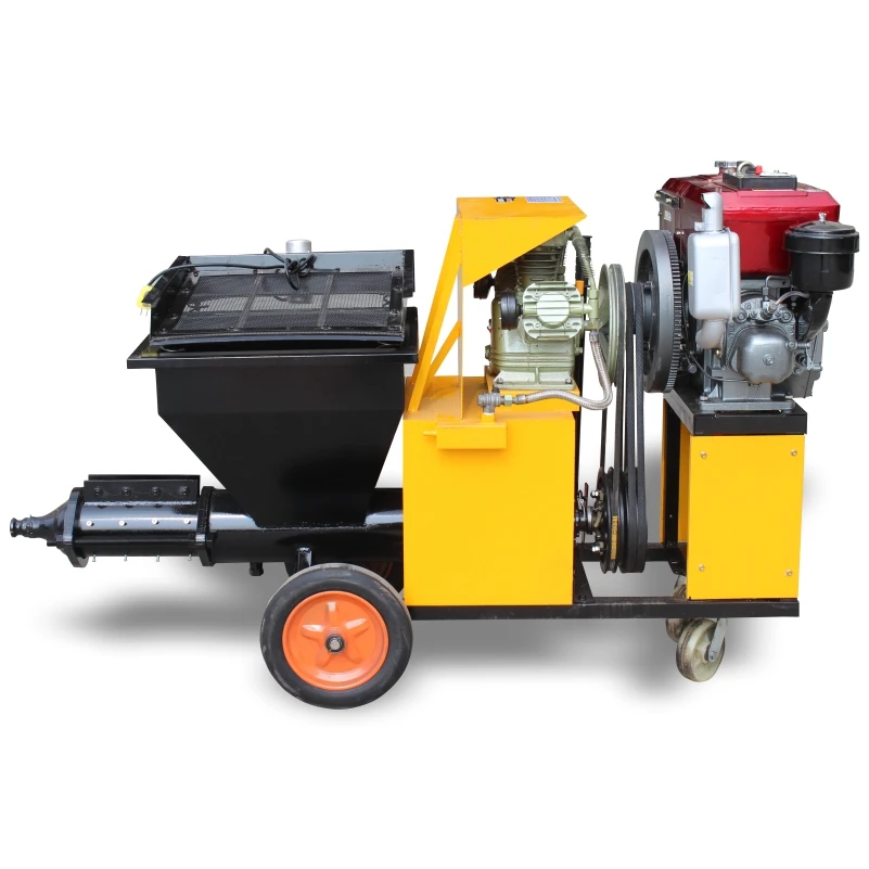 

Wall Cement Spray Plaster Mortar Spray Machine with 20m Pipe for Sale Cement Coating Mortar Sprayer