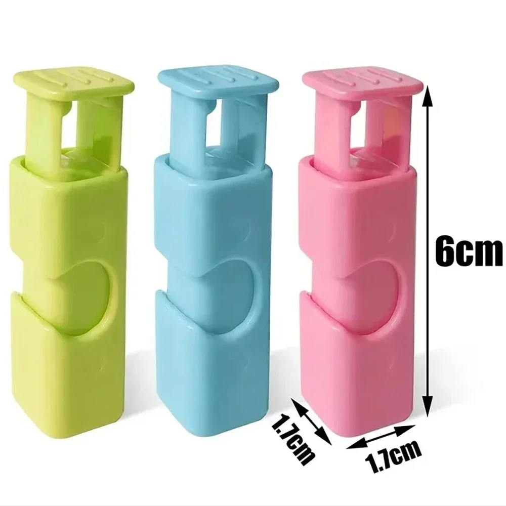 Squeeze Bread Bag Clips Reusable Fresh Food Seal Plastic Clip Snack Bag Seal Spring Clip Home Kitchen Storage Supplies 1-12 PCS