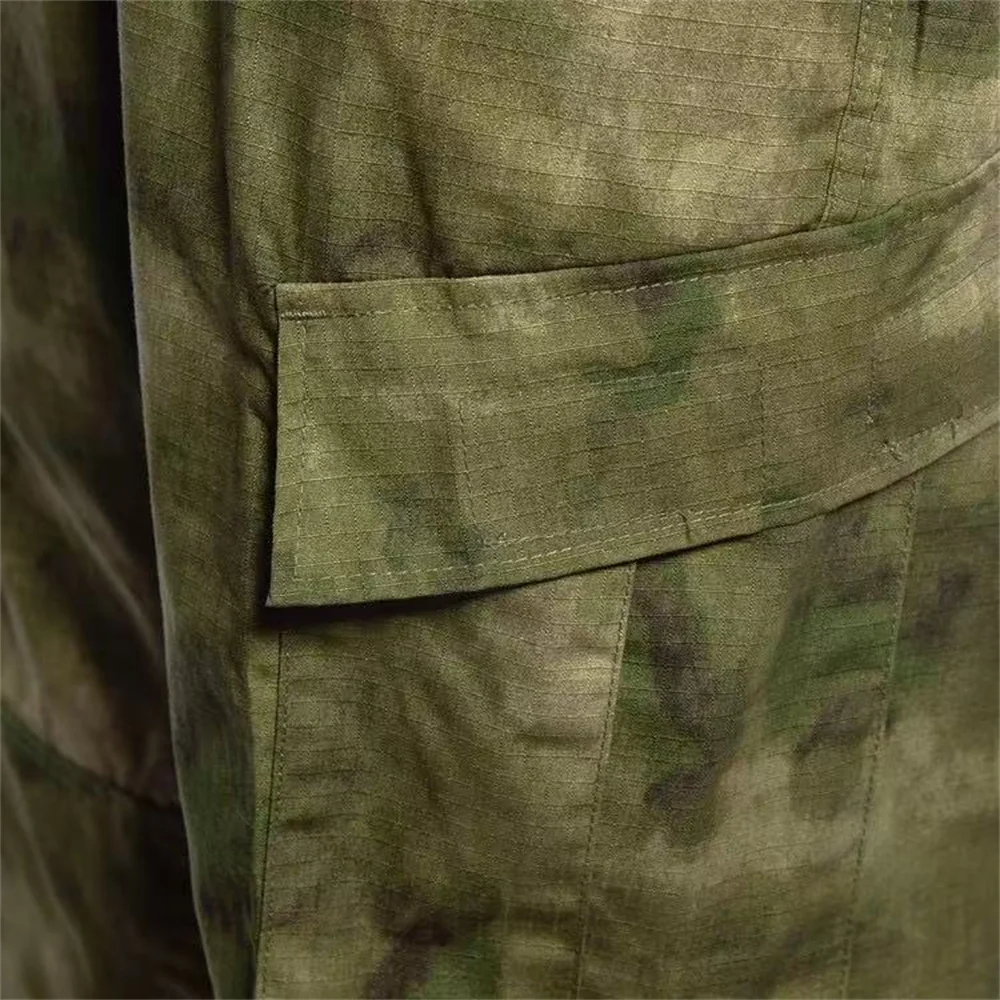 Tactical Tom ACU Green Ruins Color FG Training Tactics Outdoor Combat Hunting Frog Skin Battle Frog Robe Long Sleeve+Pants