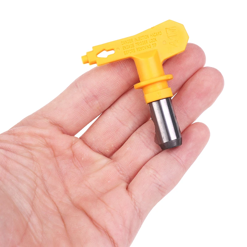 

1PC 2/3/4/5/6 Series Airless Spray Gun Tip Nozzle Yellow for Wagner Paint Sprayer Powder Coating Airbrush Nozzle Repair Tool