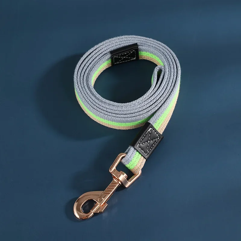 Dog Training Leash Non-slip Rubber Nylon Lead For Pet Walking_voghion.com