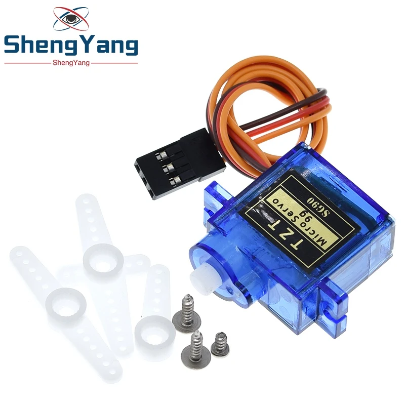 TZT 1/3 Stück Smart Electronics RC Mini Micro 9g 1,6KG Servo SG90
