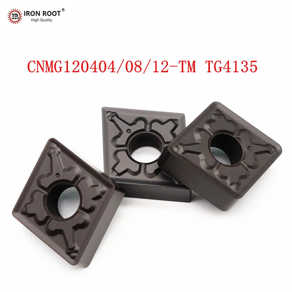 

IRON ROOT CNMG120404,CNMG120408,CNMG120412,MS,PK TG4135 CNC Lathe Turning Tool Carbide Turning Tool Insert for MCLNR MCKNR