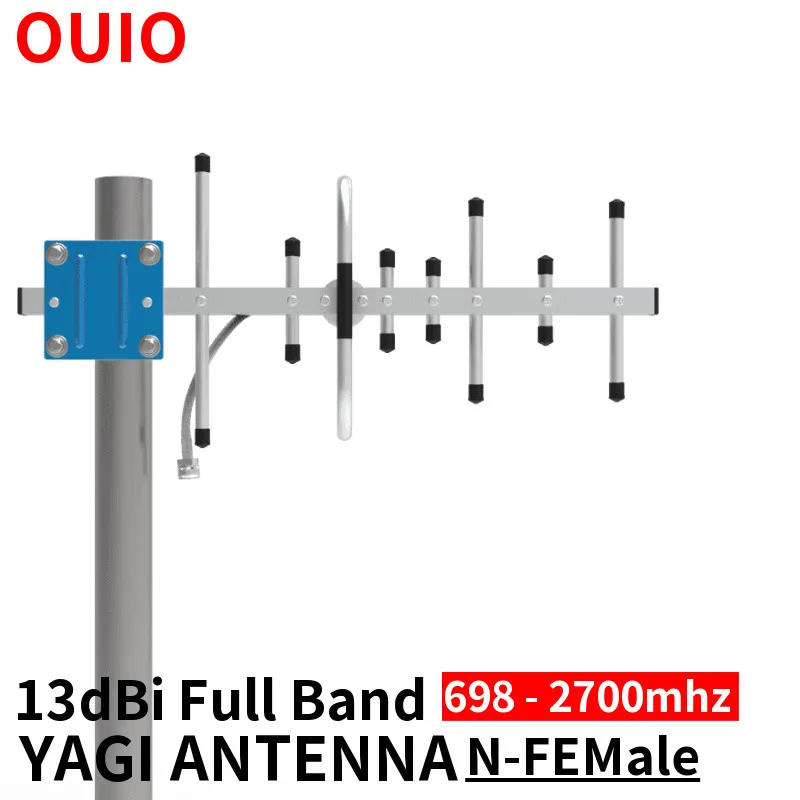 Antenna signal booster 4g antenna lte antenna OUIO Yagi antenna 13dbi for cellular amplifier LTE 4g enhance gsm 2g 3g 4g network mobile signal repeater antenna 698-2700mhz