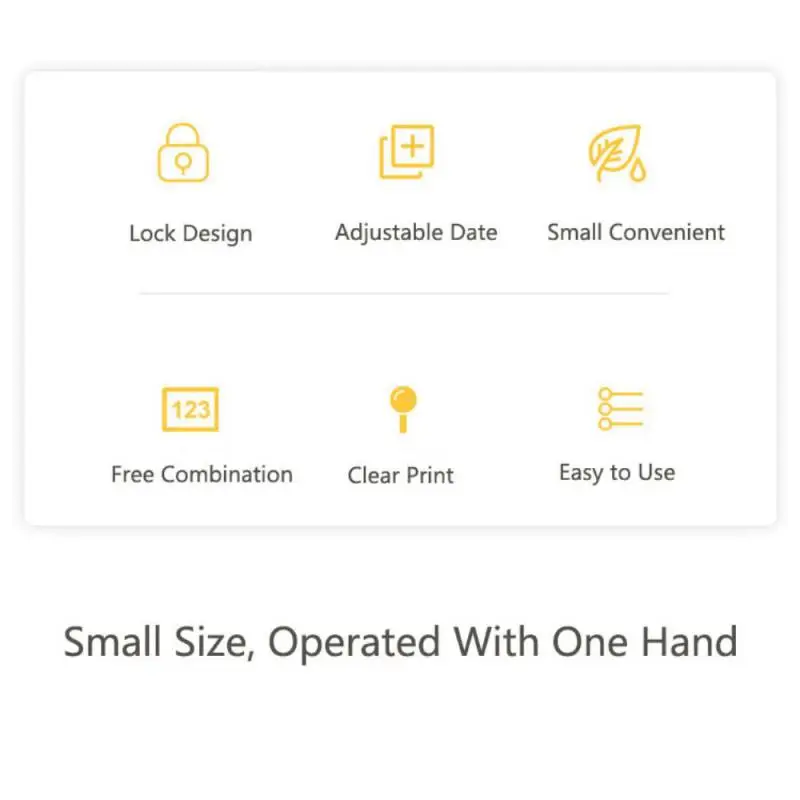 플래너용 귀여운 날짜 스탬프, 비즈니스 고무 스탬프, 날짜 조정 가능, 일기 학교 용품, 문구 액세서리